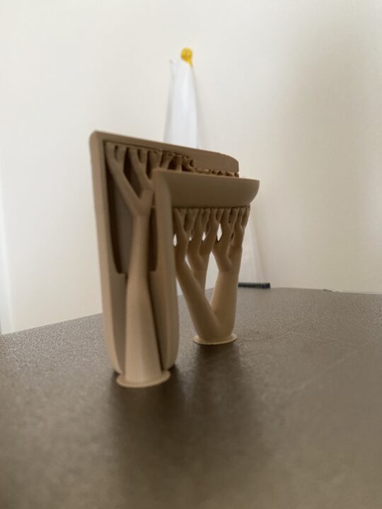 ３Dプリンターで作った内側コーナーガード