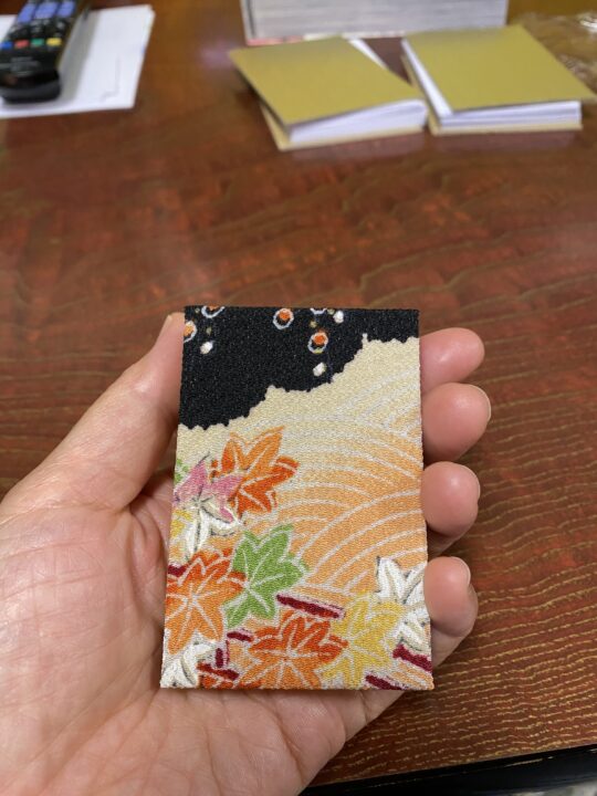 自作のミニミニ御朱印帳
