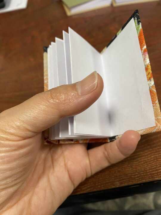 自作のミニミニ御朱印帳