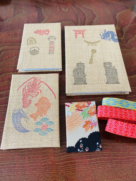 自作の御朱印帳3サイズ