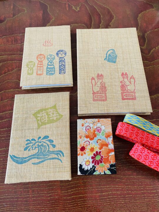 自作の御朱印帳3サイズ