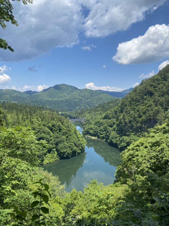 只見川ビューポイントからの絶景