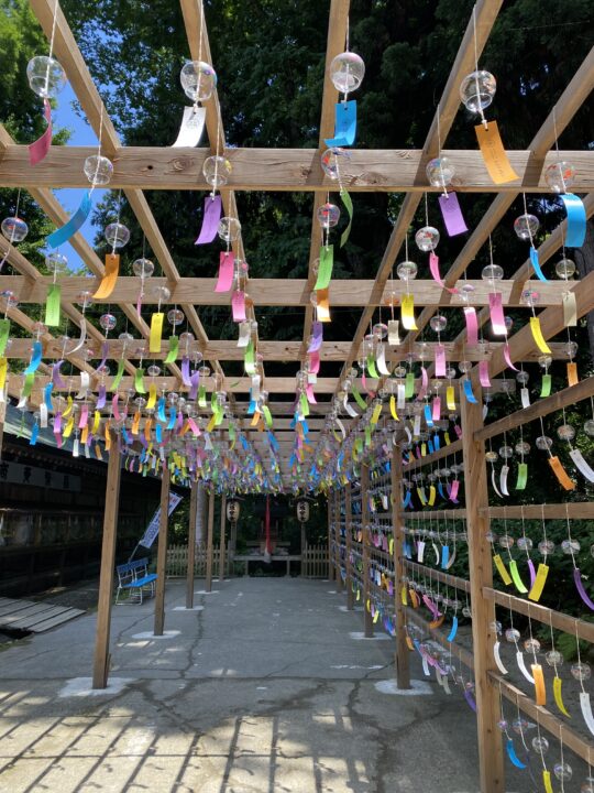伊佐須美神社の風鈴